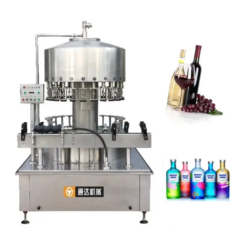 Hot Sale Factory Price Wine Liquor Beverage Glass Bottle Filling Bottling Line Machine