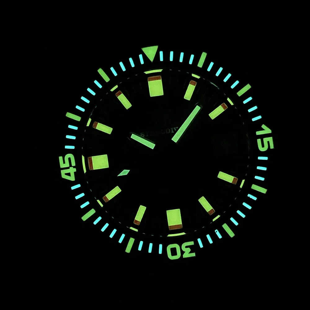 SD1952T STEELDIVE  Ceramic Cermaic Bezel C3 Green luminous 300M Waterproof 41MM Man Gift Dive Watch NH35 Automatic Sapphire