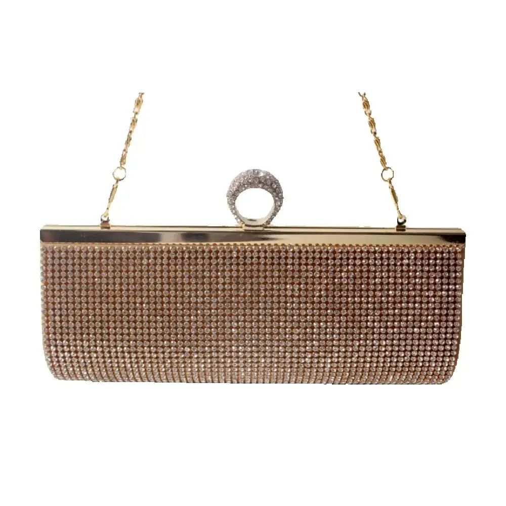 

Полный бриллиантовый ужин с бриллиантами, клатч для свадебного банкета, кольцо с головой, женский роскошный вечерний кошелек для женщин, Bolsos De Mujer Tendencia
