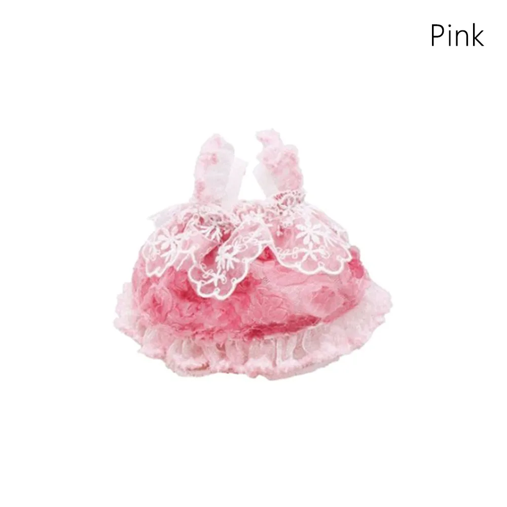 

Cute Doll Lovely Clothes Mesh Lace Rose 4 Colors Doll Princess Lace Dresses for EXO Idol Dolls for 15~17cm Cotton Doll