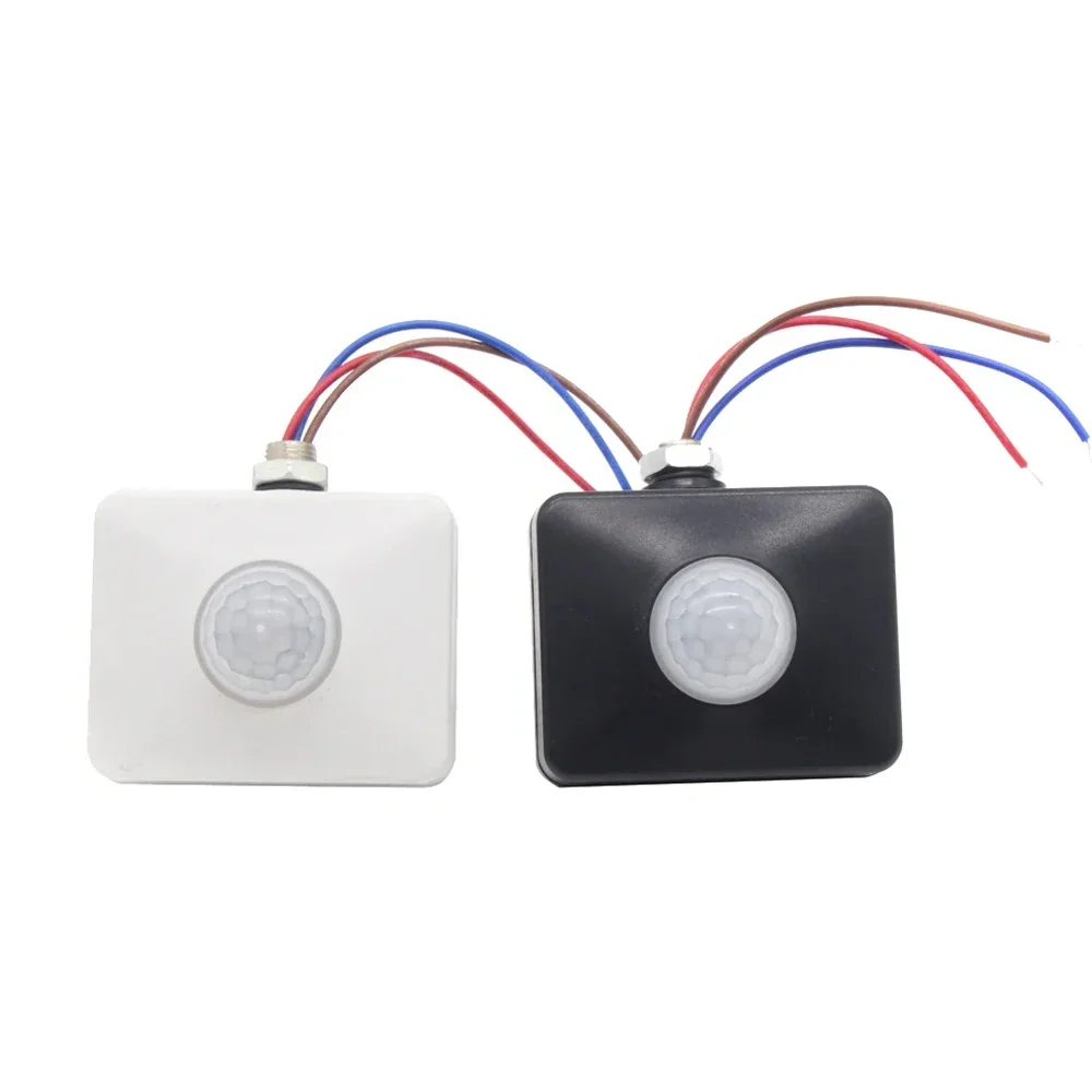 12V 220V PIR Sensor Switch Outdoor Motion Detector Sensor Timer 110V Automatic Infrared Light Switch for 12V 220V Light
