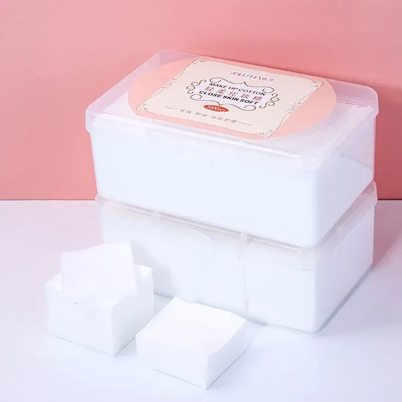 Cotton Remover Pads Facial Wipes Soft High Quality 1000PCS/Set Makeup Cleansing Paper Disposable Wipe Cosmetic Pad