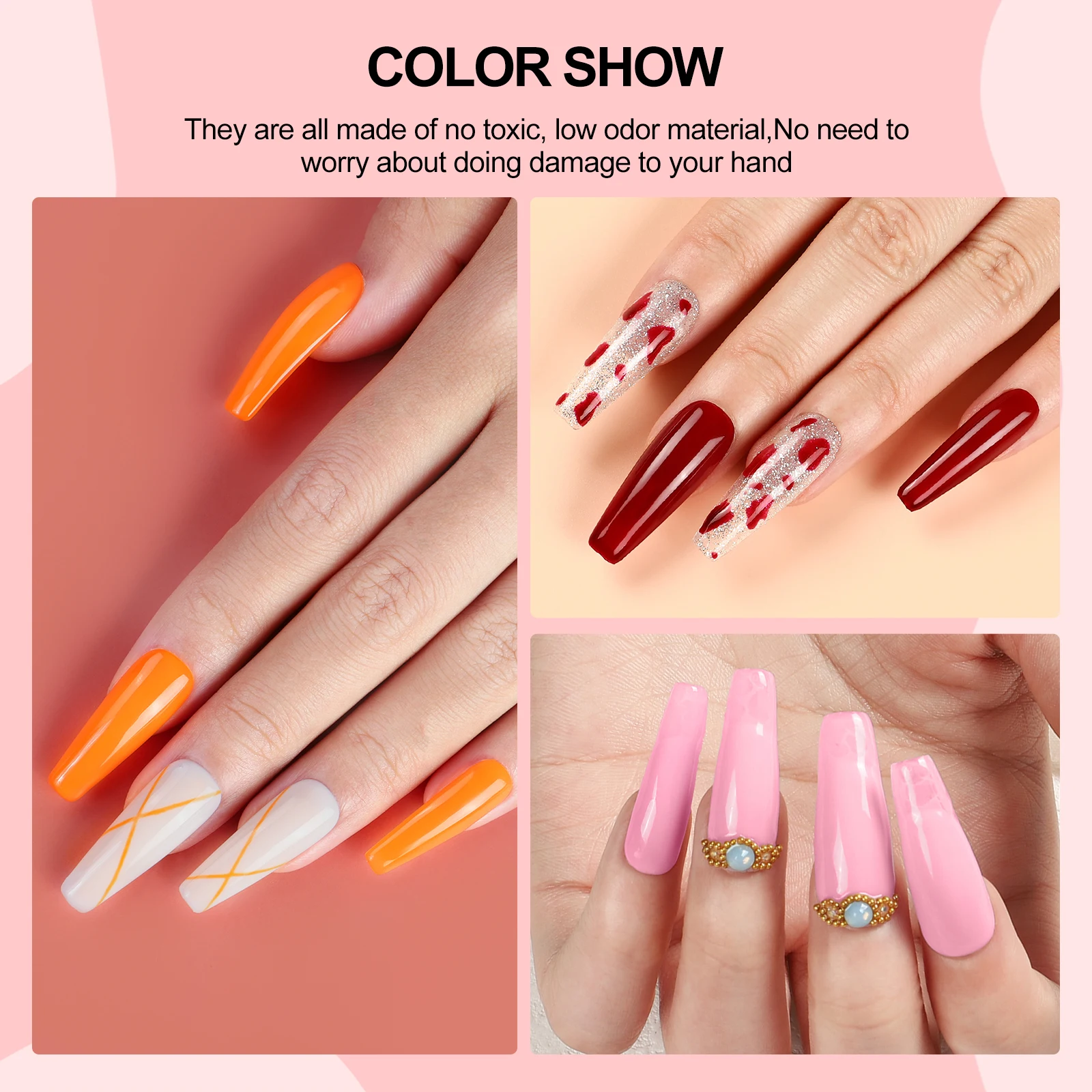 Coscelia Gel Polish Set met 35PCS Nagel Gel Polish Nagellamp Nagelboormachine Base Top Coat Nail Buffer Nail Art gereedschap