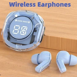 TWS Air39 Wireless Bluetooth Earphone Transparent HIFI Headphones LED Power Digital Display Stereo Sound Earbuds