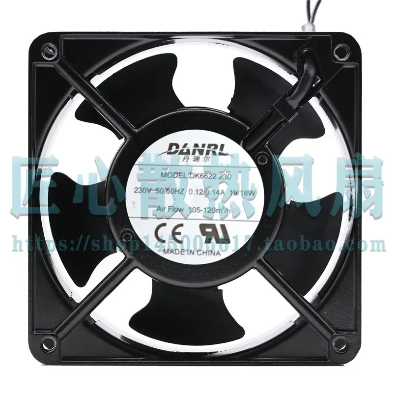 Cabinet Fan for DANRL DK6622.230 230V 0.12/0A 19/18W 12 cm