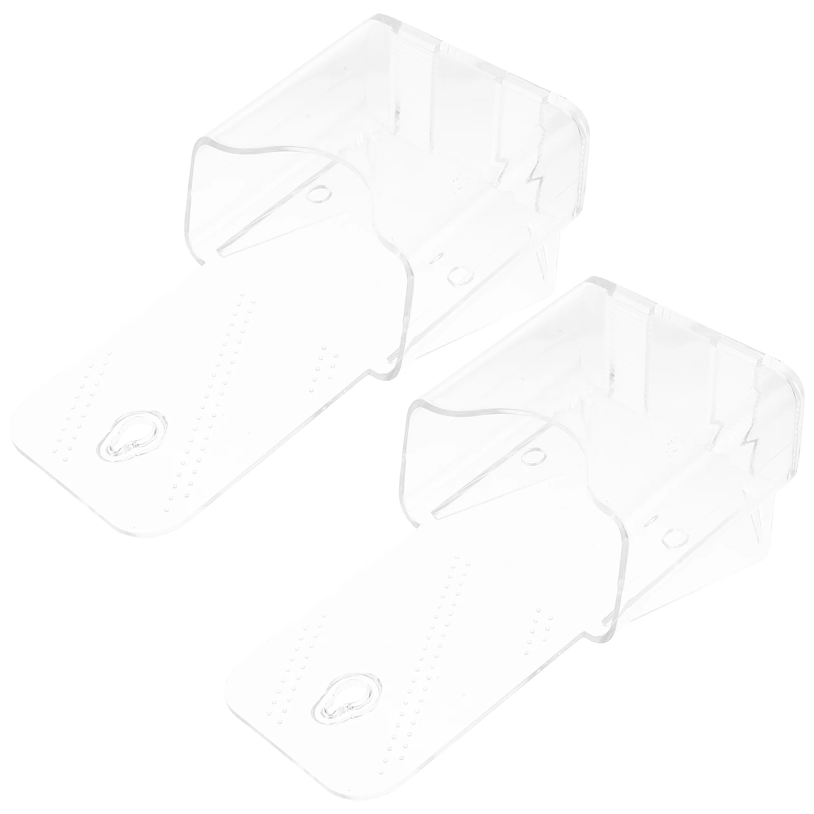 2pcs Acrylic Document Holder Desk Magazine Flyer Booklet Brochures Pamphlet Storage Display Stand Organizer