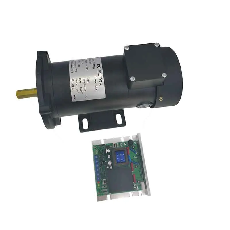 DC Motor 90V 12V 180V 1hp and drive input AC 115V-230V output dc 0-220 motor set