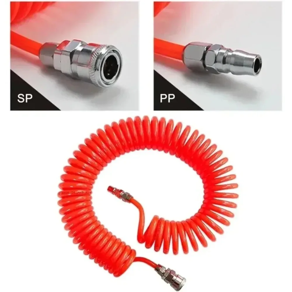 Air Compressors Outer Diameter Pneumatic Tools Hose Air Pneumatic Hose Spiral Pipe Air Compressor Hose Long Pneumatic Hose