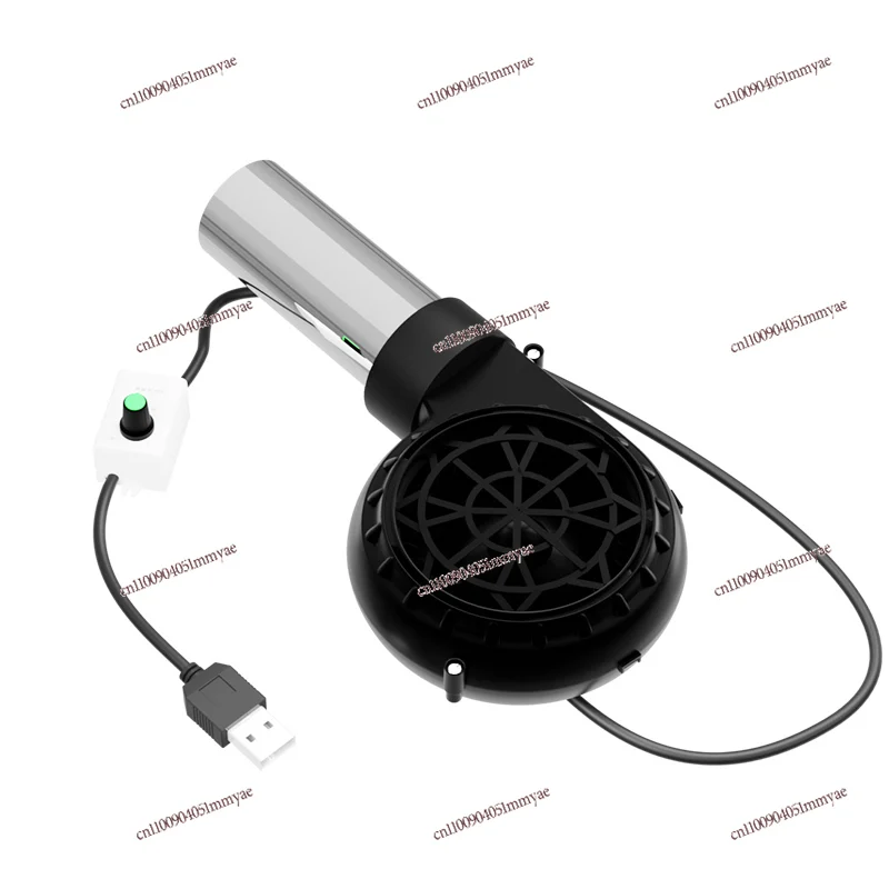 

Outdoor Blower BBQ Charcoal Firewood Stove for Fire Cookout Portable Speed Regulation Small Mini USB Hair Dryer