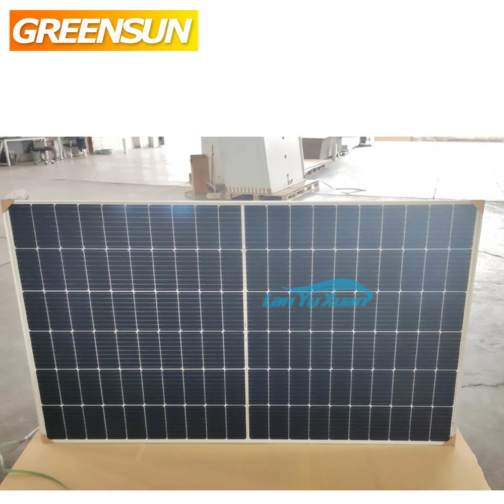 10000 watt Greensun 560W 550W 540W Monocrystalline Solar Panel for Home System with Full Certificates