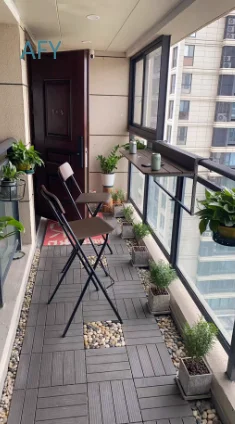Balcony Railing Hanging Table for Outdoor Bistro Desk Foldable Adjustable Laptop Stand for Home Office Workstation with