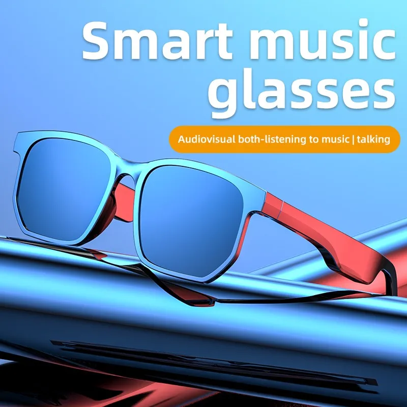 New Anti Blue Light Intelligent Air Conduction Bluetooth Glasses Headphones Audio Wireless Sports Waterproof Running Hot 2026