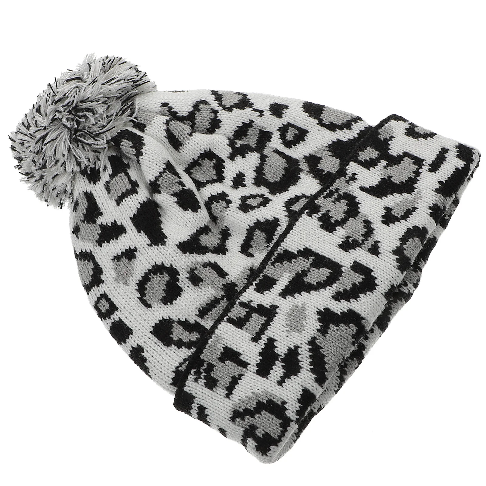 

1Pcs Warm Ball Winter Hat Superior Thick Yarn Beanie Ear Cover Protective Heat Hat Casual Outdoor Cold Weather Fashion Winter