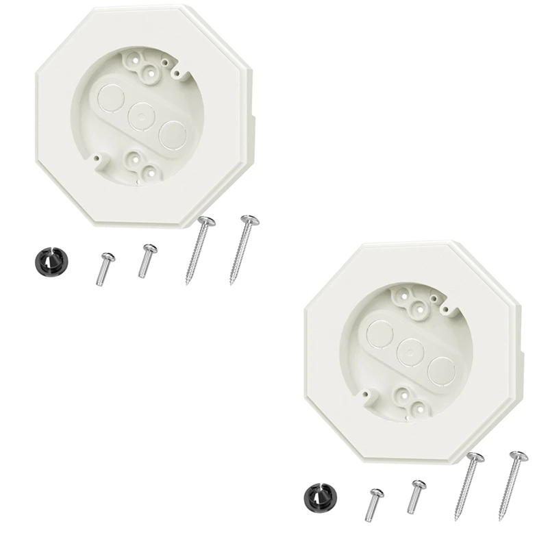 DT19 Octagon Siding Mounting Kit, 8141 Vertical Siding Lamps Mounting Plate - Siding Mounting Block for 1/2inch Lap Siding,