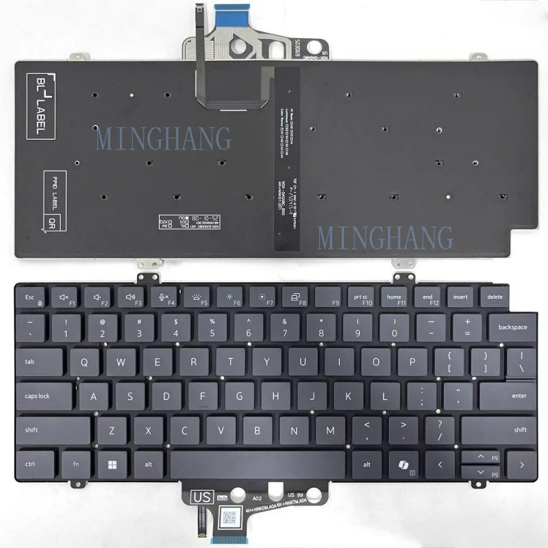 

M New For Dell Pro 14 Plus PB14250 14255 Pro Max 14 Laptop Keyboard US Backlit