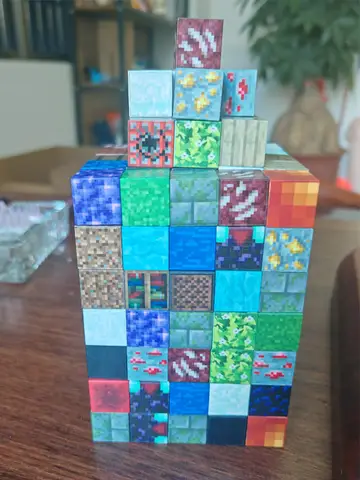 New Magnetic Blocks-Build Mine Magnet World Set for Boys Girls, Sensory Construction Toys for Toddlers Christmas Gifts