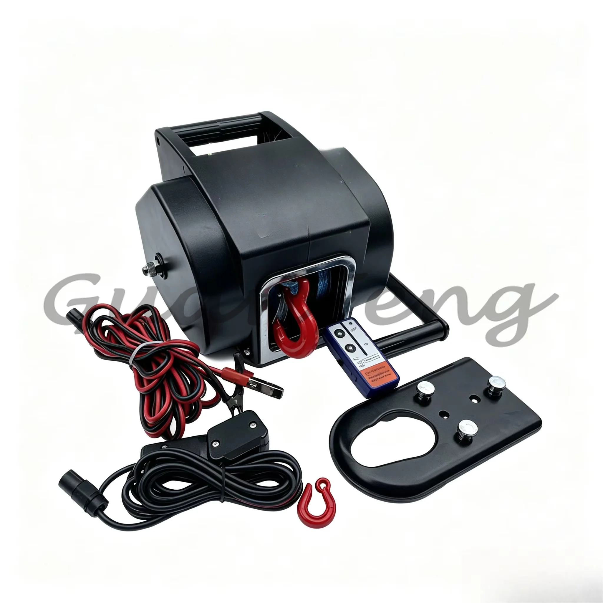 12V Electric Winch 5000-6500 LBS Portable Traction Device For Off-Road Vehicle & Marine Self Driving Travel Rescue