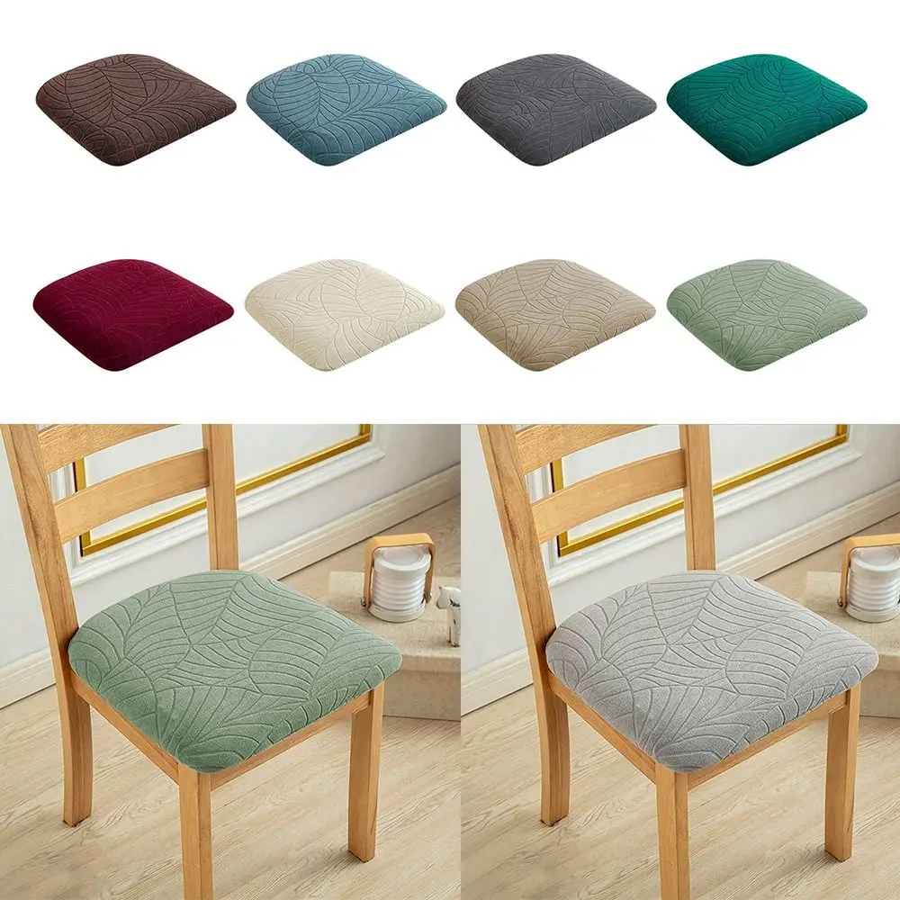 

Waterproof Chair Seat Cover Stretch Washable Seat Cushion Covers Removable Anti-dirty Without Backrest Chair Protector