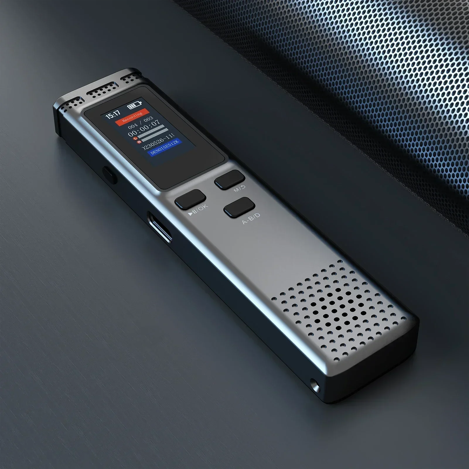 

Voice Activated Audio Recording Noise Reduction with Playback MP3 Music Player 288hrs 64GB/16GB Digital Voice Recorder