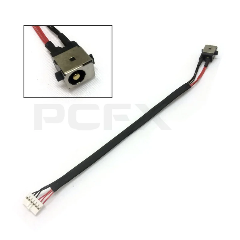 DC power jack charging port socket W/cable for Asus x751 x751l x751m series