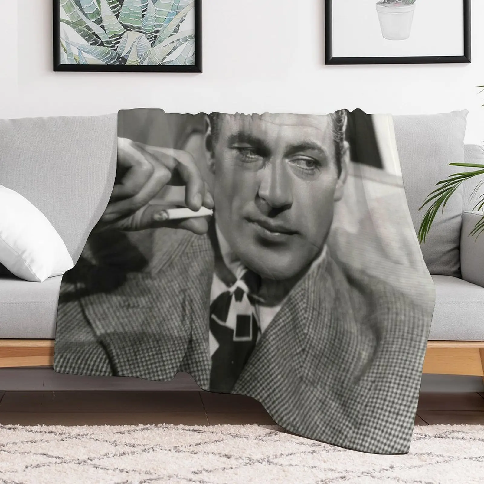 Gary Cooper cute Throw Blanket Comforter Bed Fashionable for babies Blankets