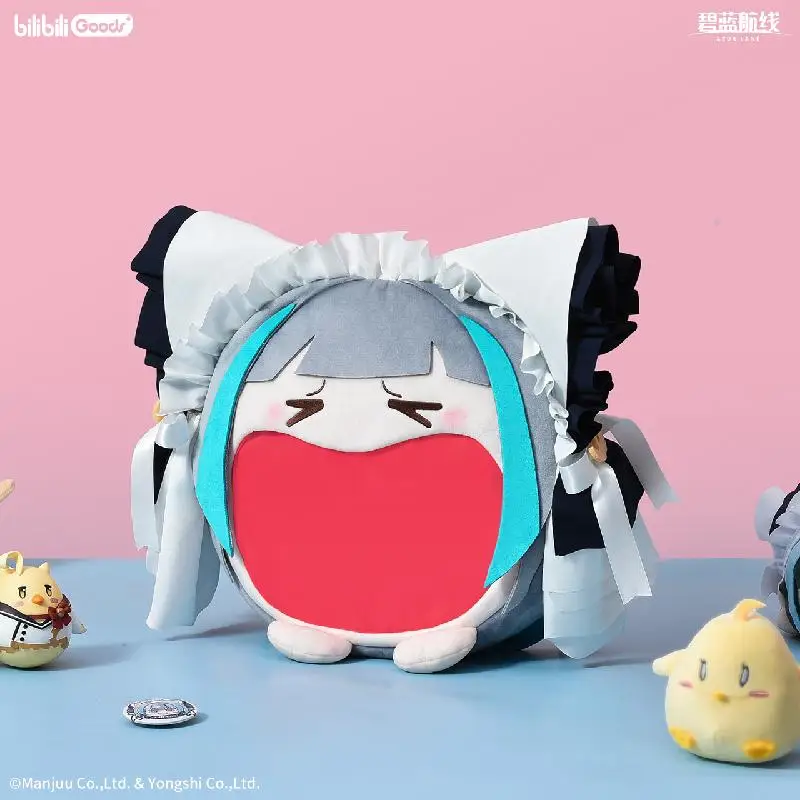 公式 HMS チェシャーぬいぐるみ Itabag アズールレーンかわいいバックパックショルダーバッグコスプレクロスボディバッグスクールバッグ女性への誕生日プレゼント