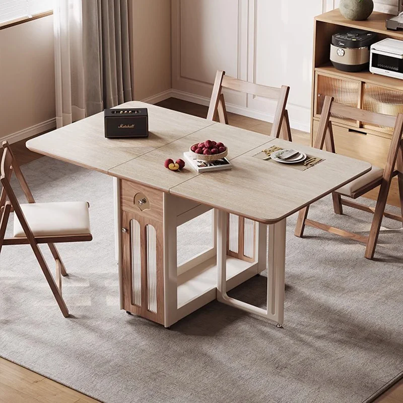 

Simple Cozy Desk Exquisite Glamour Unique Creative Dining Table Nordic Style Tavolo Pranzo Allungabile Dining Room Furniture