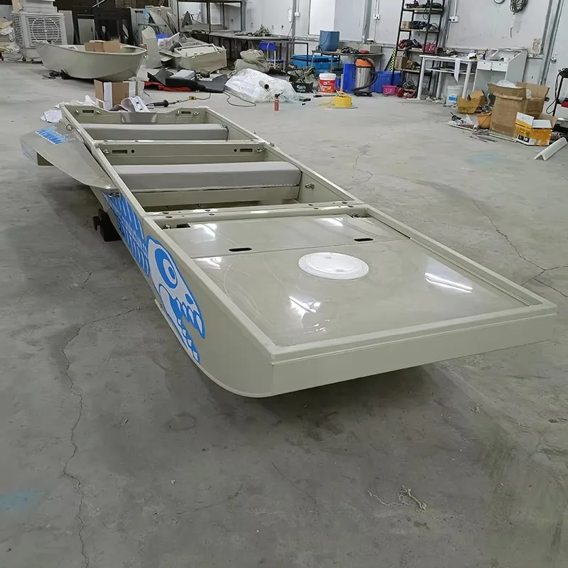 Aquaculture folding combination section portable splicing boat folding plastic fishing boat