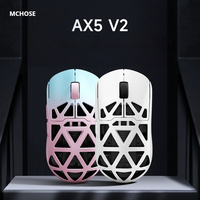 Mchose AX5 V2 Wireless Bluetooth Tri-Mode Gaming Mouse 54g Lightweight Magnesium PAW3950 Sensor 8000Hz for E-Sports