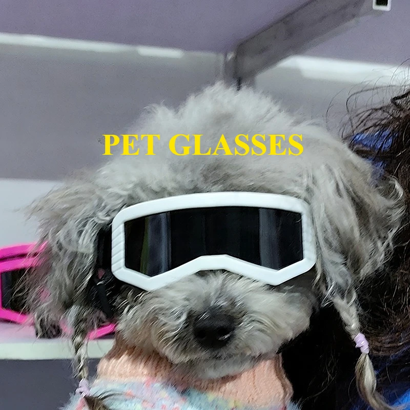 Puppy Sunglasses XS Size Trendy Pet Eyewear Windproof UV Protection Dog Goggles Outdoor Eye Protection Accessory
