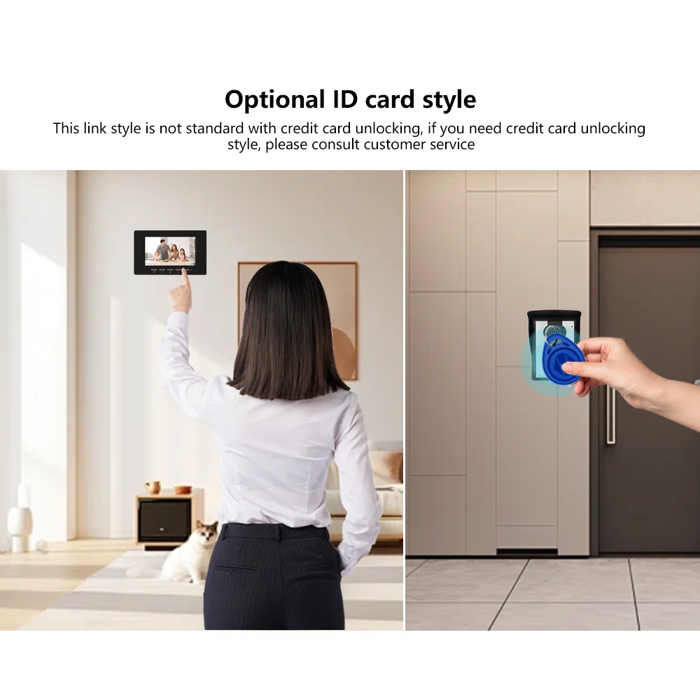 Visual Intercom Doorbell High-Definition Monitoring Wired Electronic Villa Home Intelligent Access Control System One To One