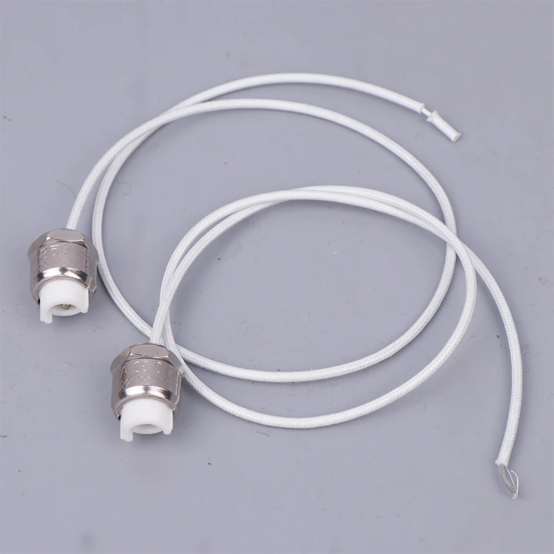 Set of 2 R7S Ceramic LED Lamp Holder for Tubing Heating Tests