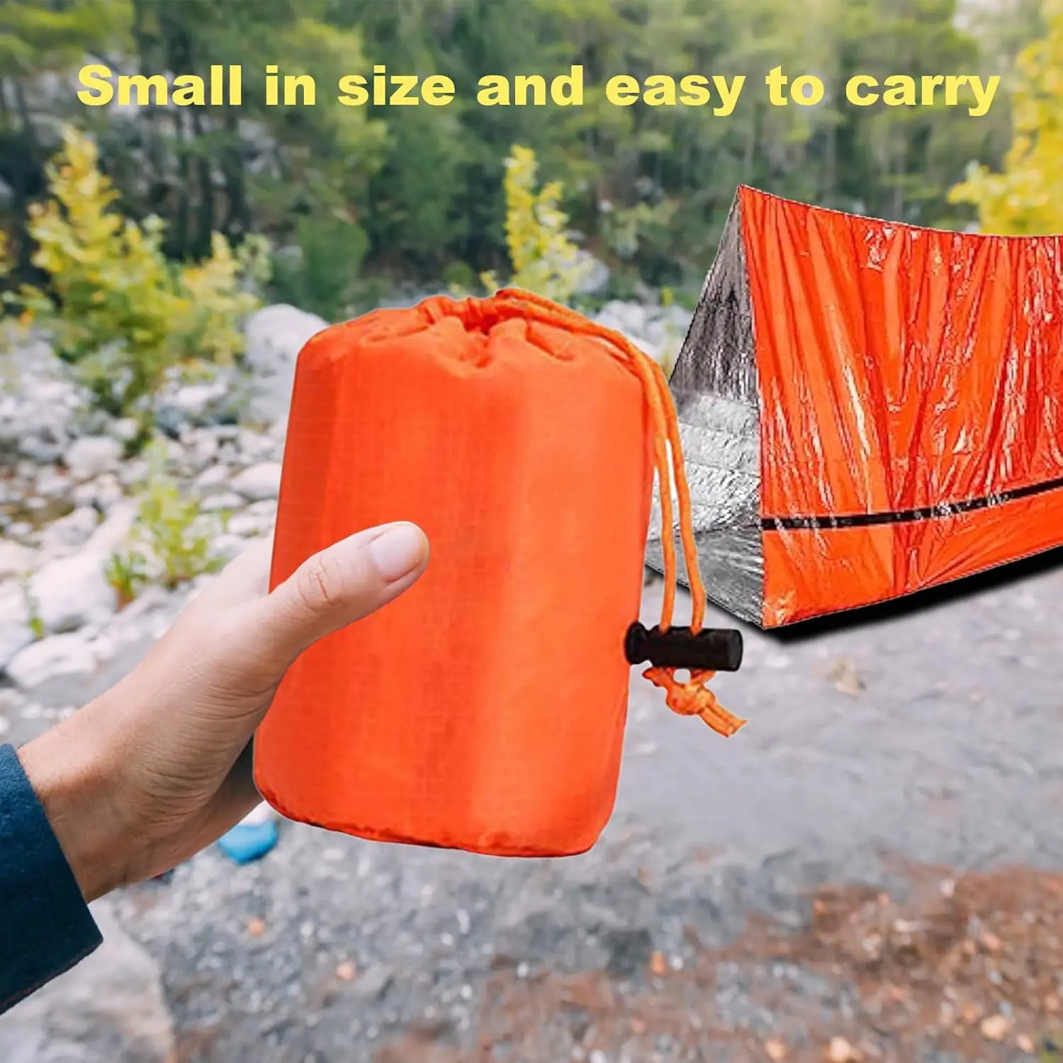Sacs de couchage d'urgence – Couvertures d'urgence portables pour la survie en plein air et le camping