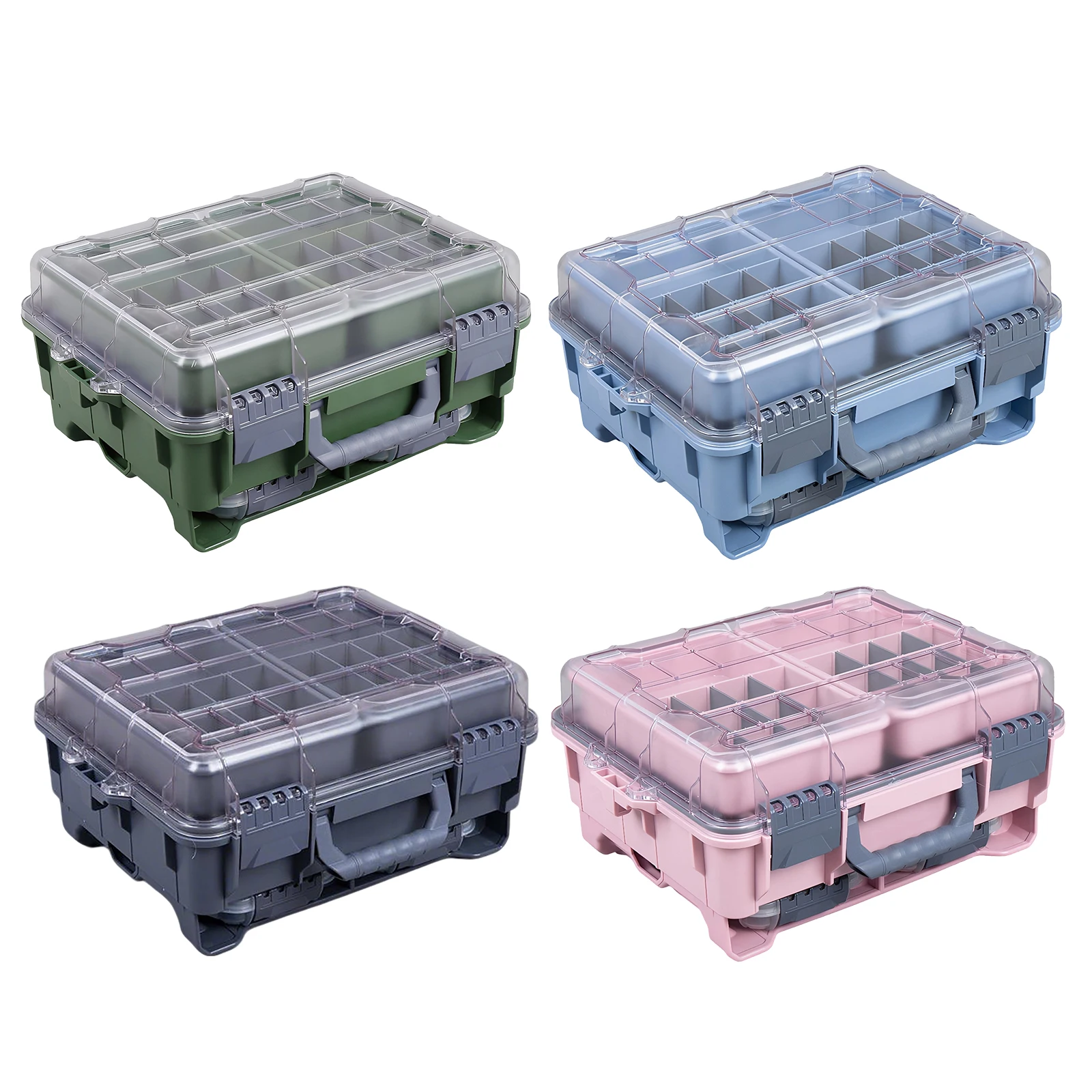 

Universal Fishing Tackle Box Removal Inside Design Waterproof Trunk Storage Box for Men Women Xmas Surprise Fishing Gifts