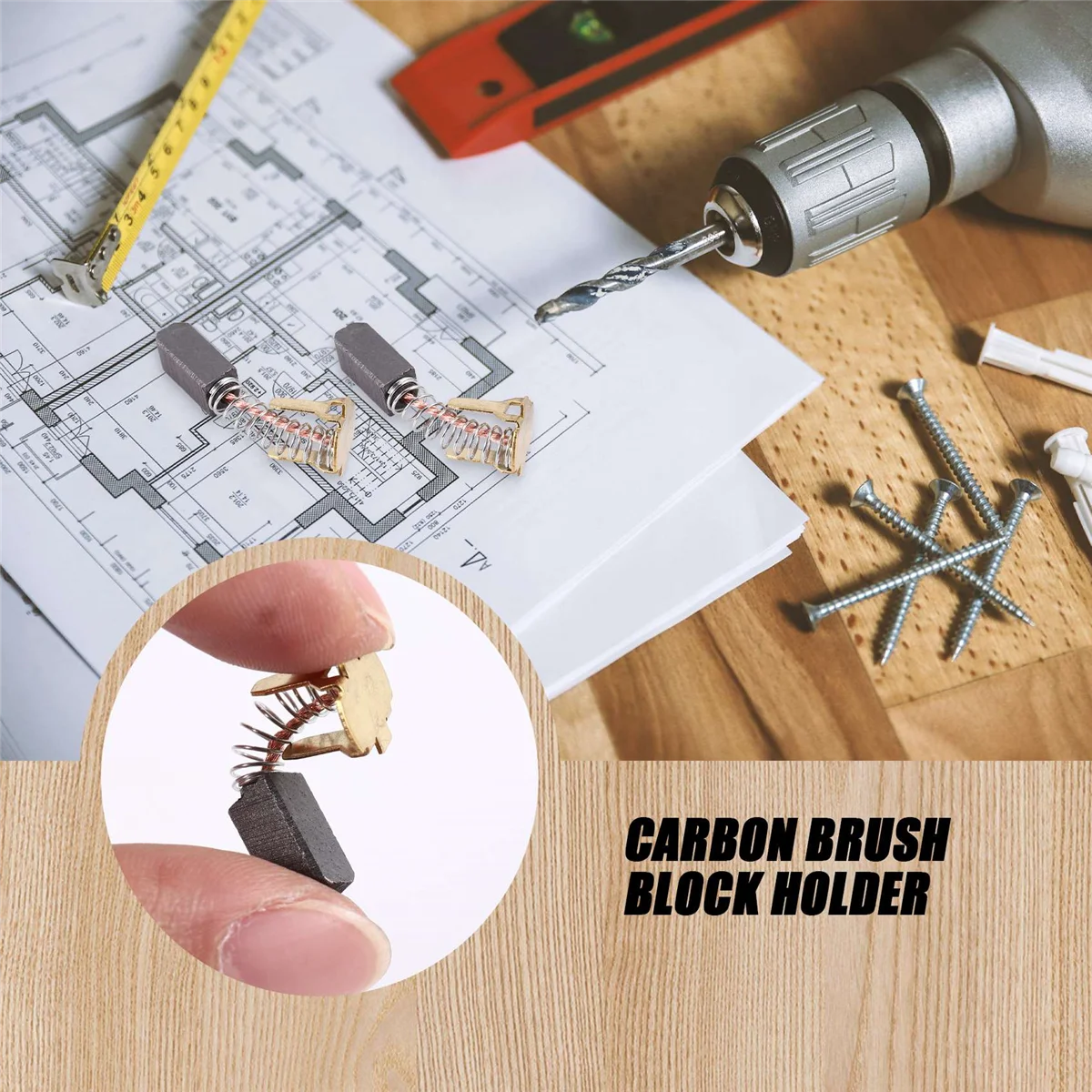 

BOFO Carbon Brush for HITACHI 328202 334696 328200 G18DSL G18DL G14DSL G14DL CE18DSL Power Tool Accessories