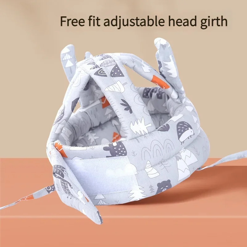 1 PCS Baby Safety Helmet Head Protection Hat Toddler Walk Crash Cap Adjustable Protective Headgear