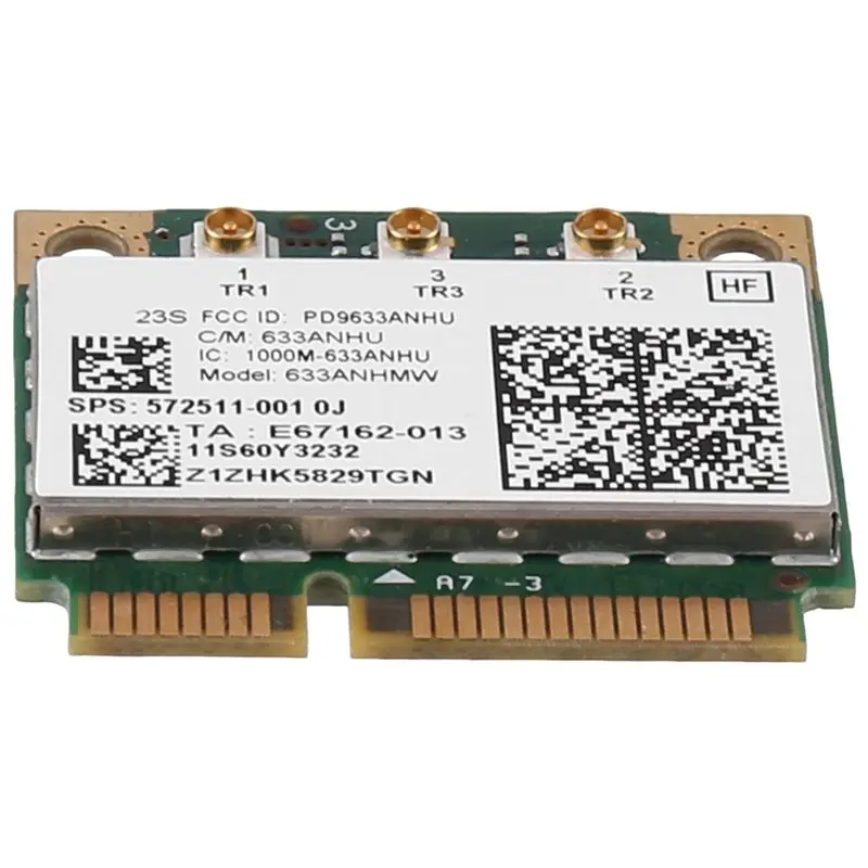 A53M-6300AGN 633ANHMW Wireless Wifi Card Mini Pcie Card 802.11A/G/N 2.4G+5.0 Ghz For Lenovo Thinkpad T410 T420 T430 X220 Y460