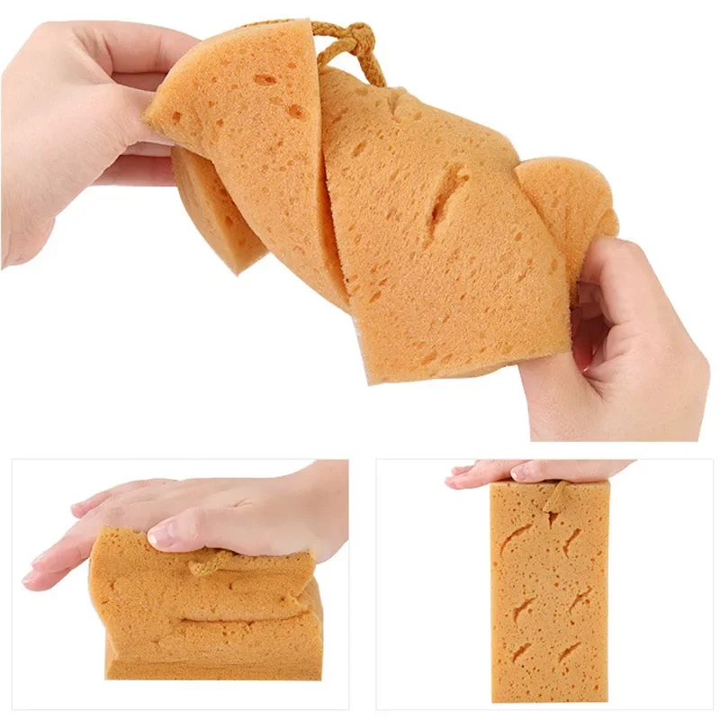Car Washing Sponge Honeycomb Coral Thick Sponge Strong Decontamination Wash Tools Absorbent Automobile Cleaning Accessories