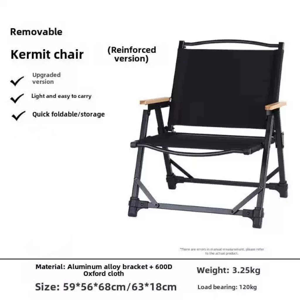 Silla Kamite Desmontable 2026, Silla Plegable Resistente de Aleación de Aluminio, Silla de Camping para Exteriores, Silla Moderna, Muebles para Picnic