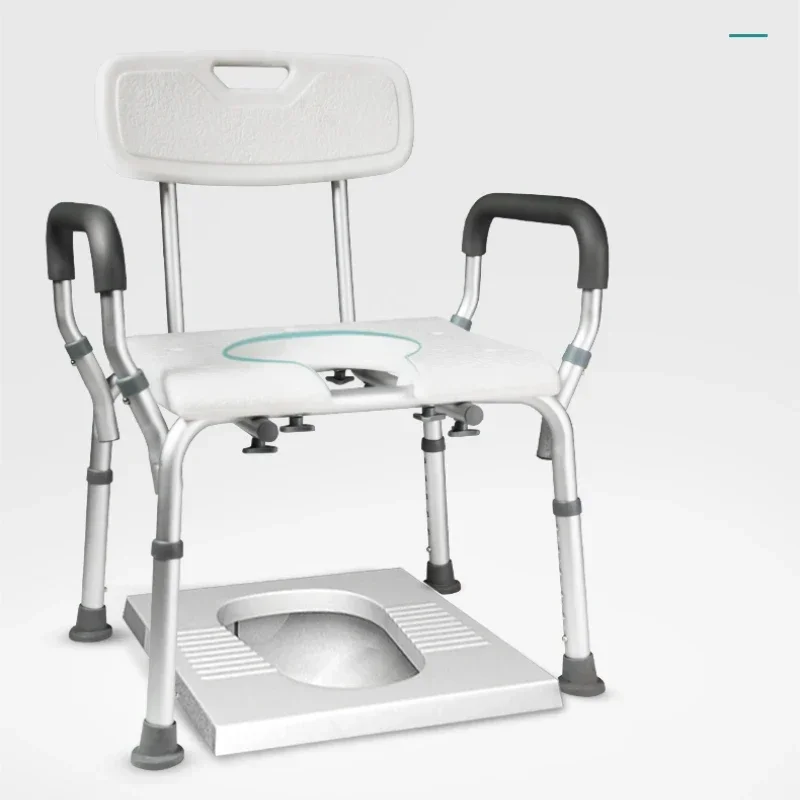 

Multi-functional Bath Chair - Anti-Slip Adjustable Height Shower Stool with High-Quality Aluminum Alloy U-Shape Seat