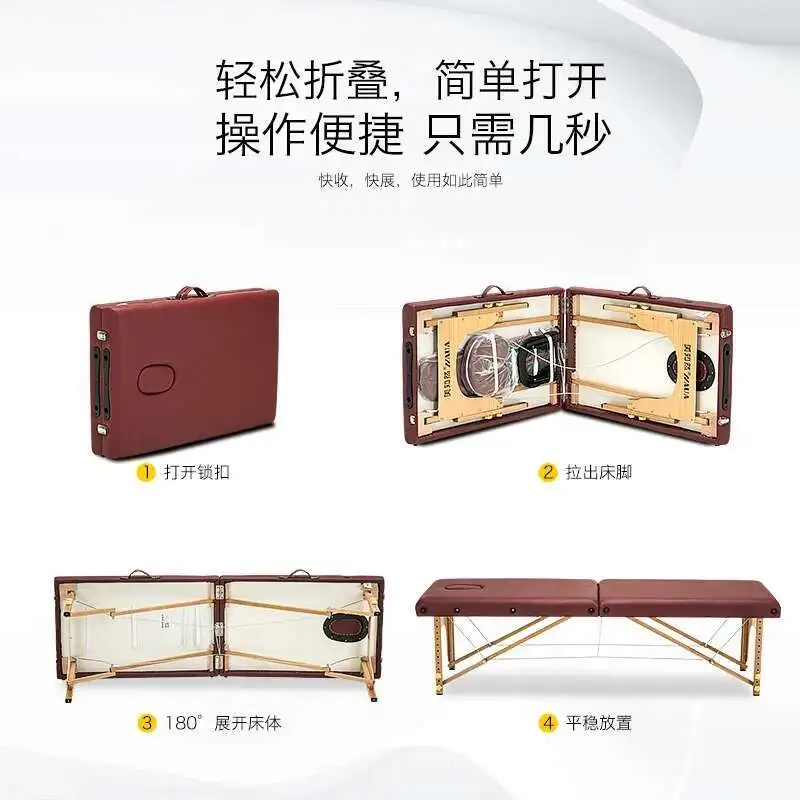 

Tattoo Spa Face Massage Bed Lash Beauty Folding Speciality Comfort Massage Table Examination Lit Pliant Beauty Furniture WKMTB