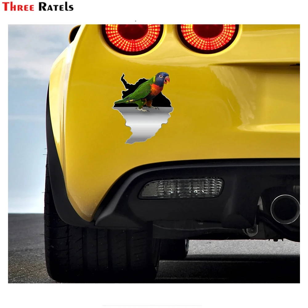 Three Ratels I594 Color Parrot Vinyl  Auto Decor  Stiker For Skoda Octavia 3  Window Decals
