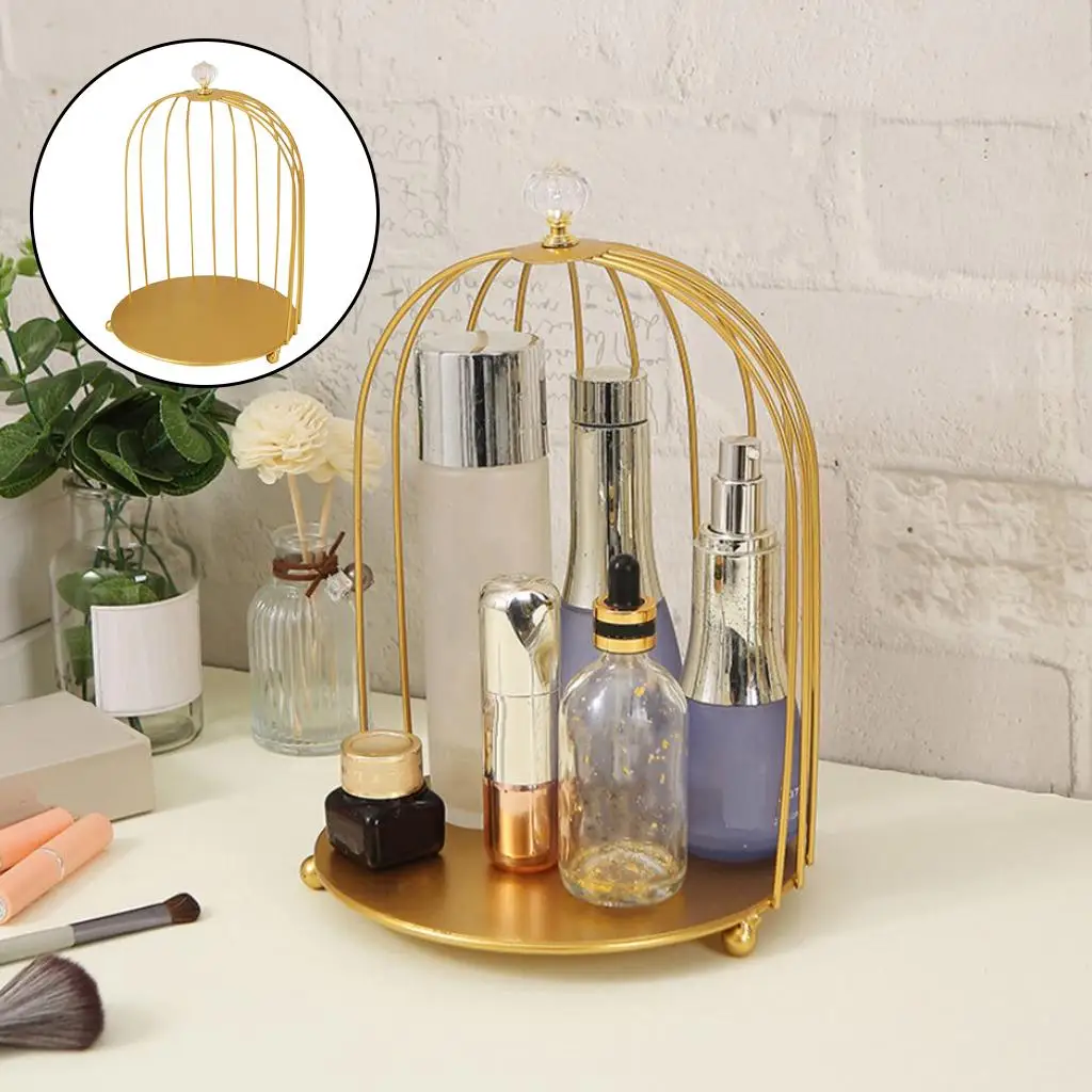 Makeup Organiser Cosmetic Perfumes Display Stand Shelf, Makeup Storage Holder Fits , Makeup Brushes, Perfumes, Cosmetics