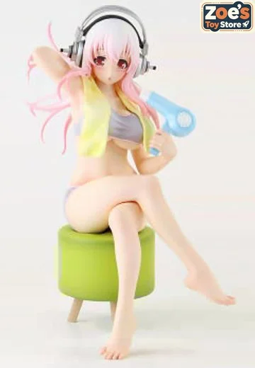 In Stock FuRyu Special Figure Super Sonico After Bath Ver 16cm Anime Girl PVC Collectible Model Toy Gift view 3