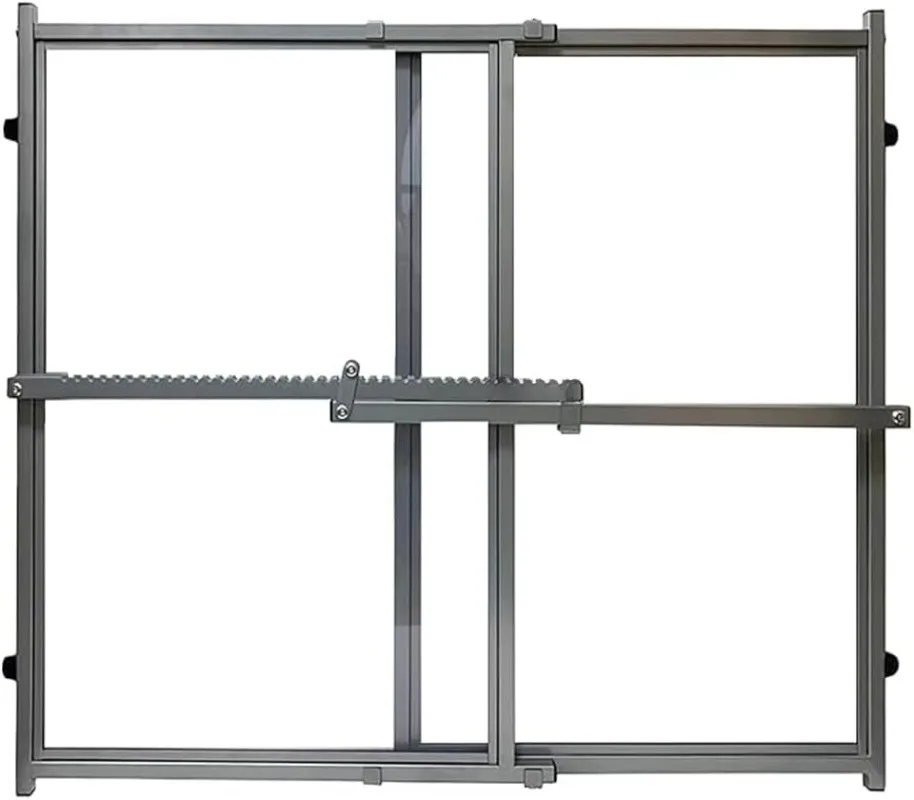 

Secure & Stylish Freestanding Pet Barrier for Ferrets and Small Pets, Adjustable Design