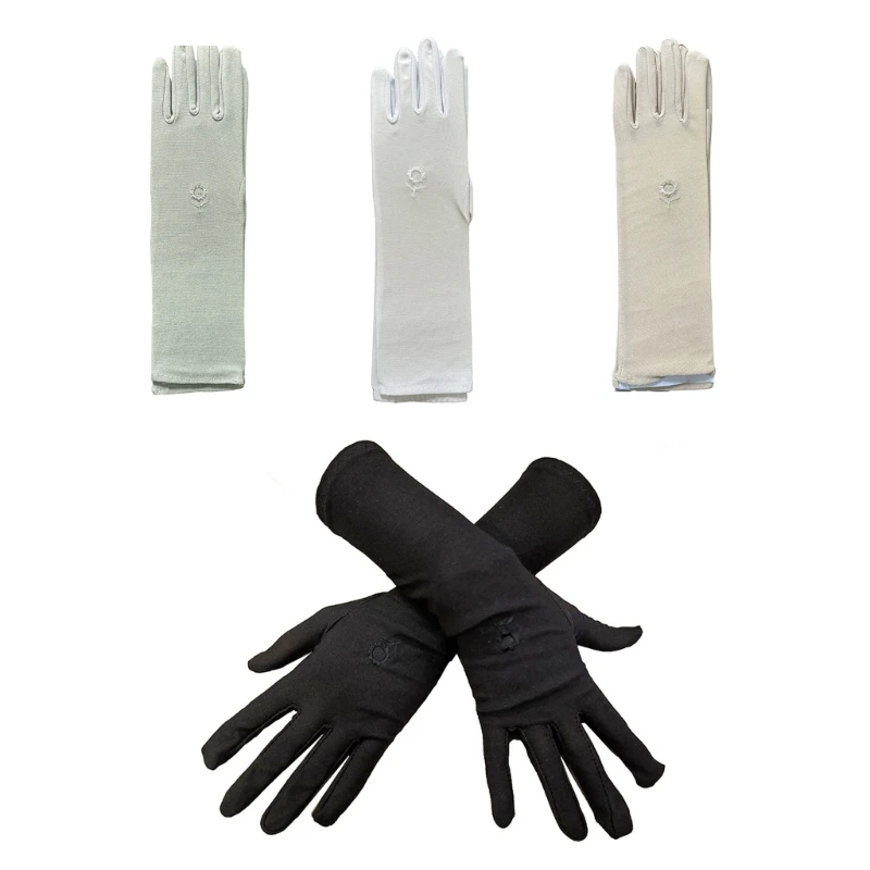 Breathable Gloves Arm Sleeves for Muslims Sun Protective Hand Gloves for Arab