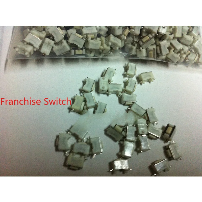 10PCS Imported Spring Touch Switch Button  3*6*4.3 Patch Foot Jog With 2 Fixed Columns