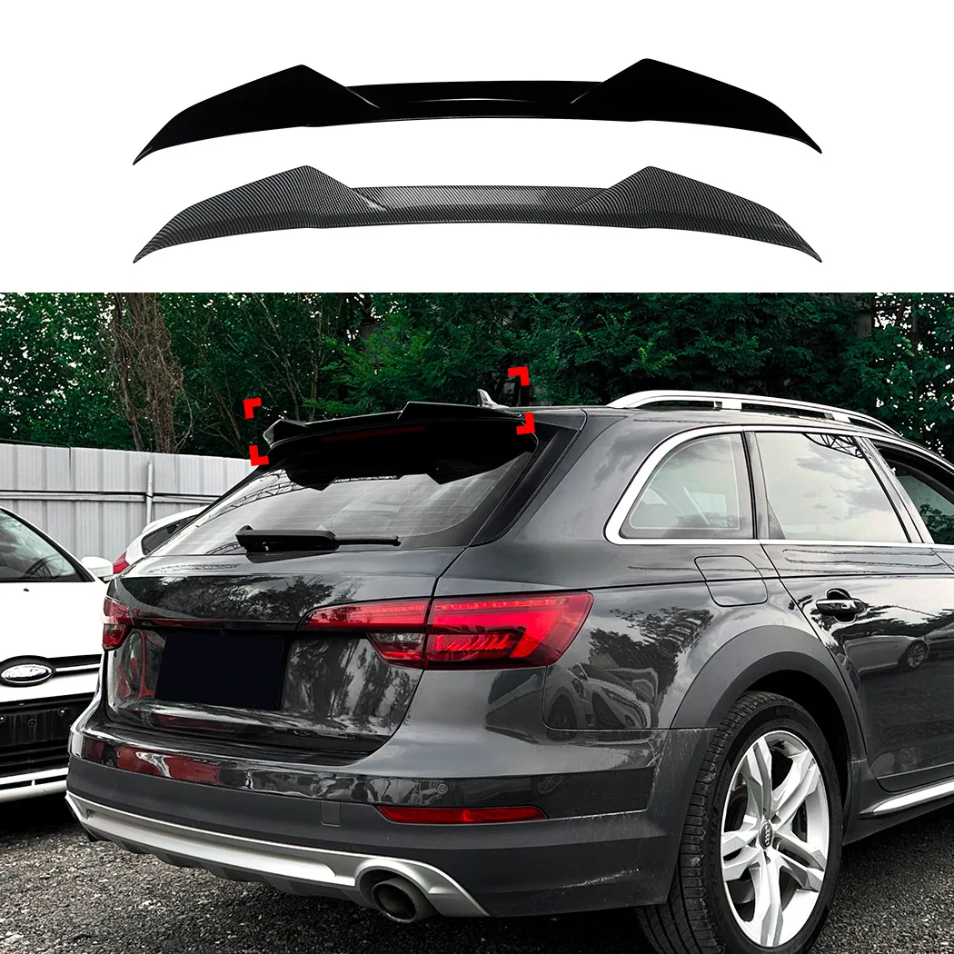 

For Audi A4 B9 Avant Touring 2019 - 2024 Accessories Car Rear Trunk Boot Lip Spoiler Wing