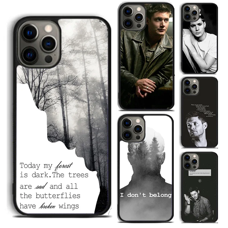 dean winchester supernatural phone Case Cover For iPhone 16 15 14 Plus XR XS apple 16 11 12 13 mini Pro Max coque