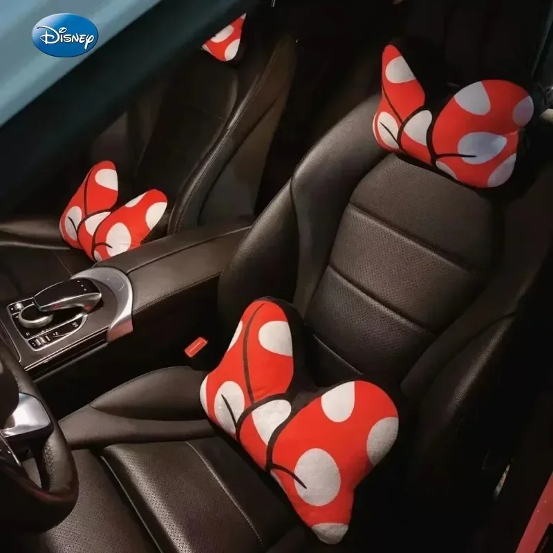 Disney Car Interiors Cartoon Seat Cushion All Seasons Breathable Tie-Free Anti-Slip Fabric Seat Cover Car Seat Protective Cover